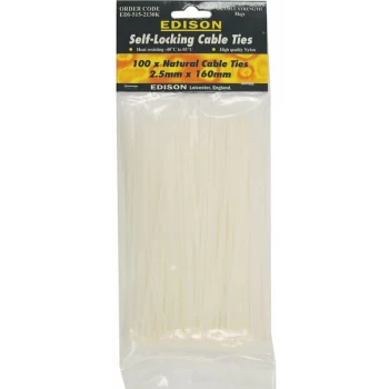 Image of Natural Cable Ties 9.0X780MM (Pk-100) - Edison