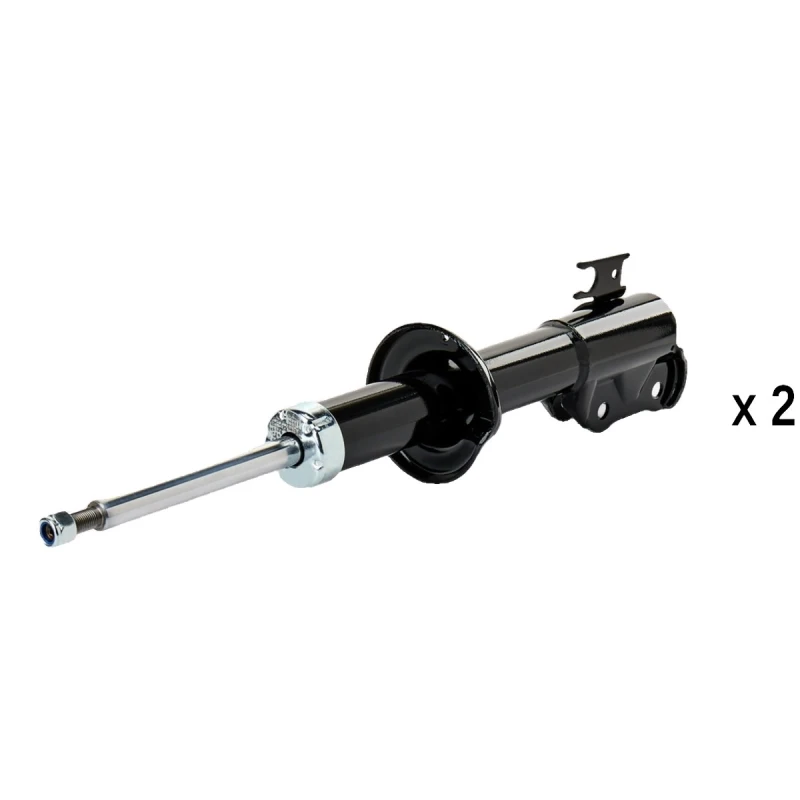 Image of RIDEX 854S20501 Shock absorber Front axle both sides, Gas Pressure, Twin-Tube Shock Absorber (854)
