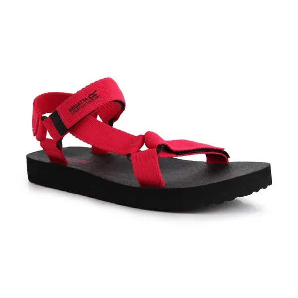 image of Regatta Womens Vendeavour Lightweight Sandals UK Size 4 (EU 37) Pink Potion/Black RWF811-K18-4