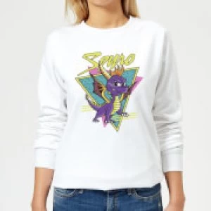 image of Spyro Retro Womens Sweatshirt - White - 3XL