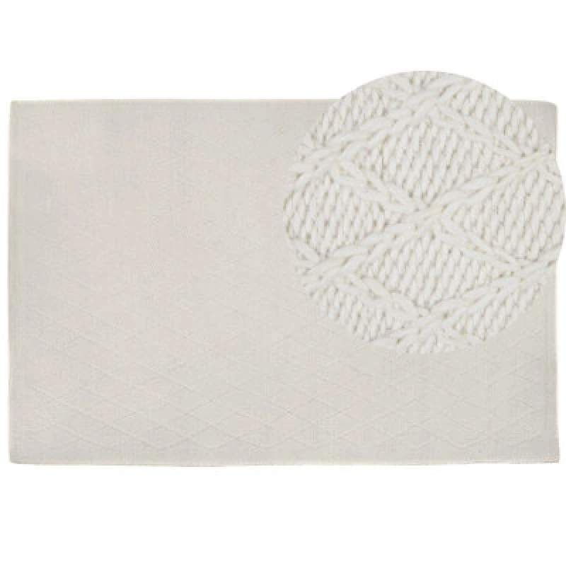 Image of Beliani Rug Erzin Off-White 160 X 230 Cm