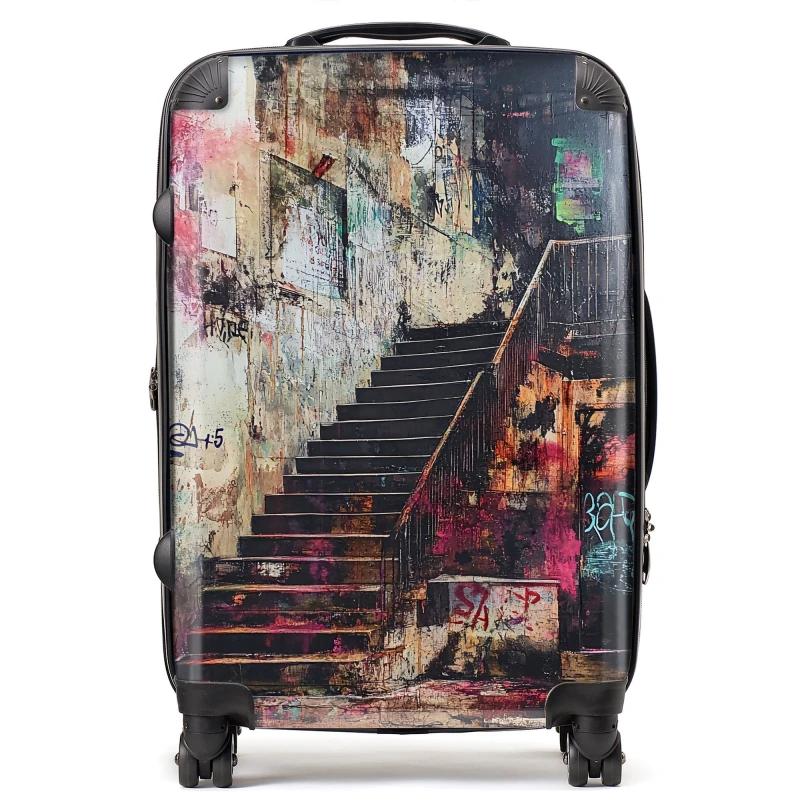 Image of Designer Luggage Jasper Reed: 00040 Suitcase Size: Large Multicolor Unisex Large