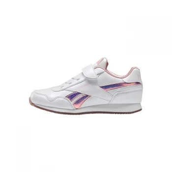 Image of Reebok Royal Classic Jogger 3 Shoes Kids - White / White / Classic Pink