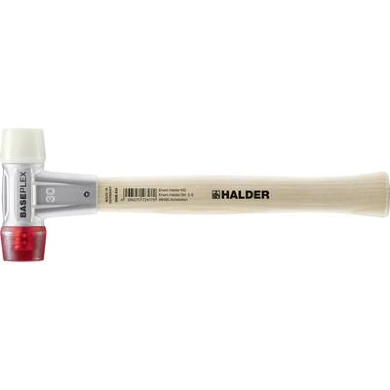 Image of Halder Halder BASEPLEX 3968.030 Soft-face hammer Ergonomic handle, Hard 360g 280 mm 3968.030