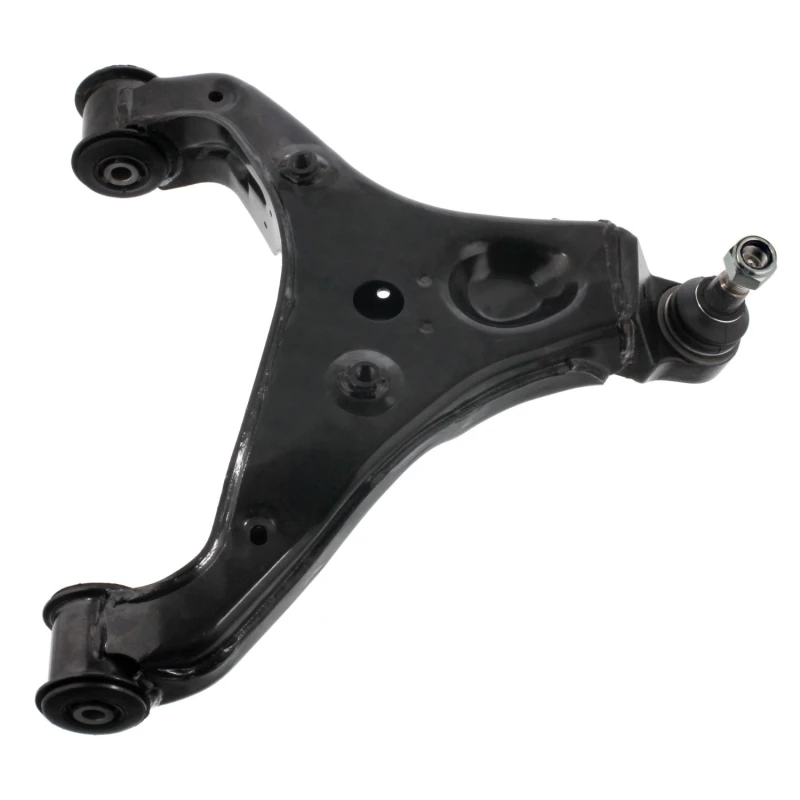 Image of FEBI BILSTEIN 37611 Suspension arm Triangular Control Arm (CV), Sheet Steel, Lower, with ball joint, with rubber mounts Sheet Steel Track Control Arm