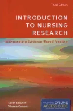 Image of introduction to nursing research incorporating evidence based practice