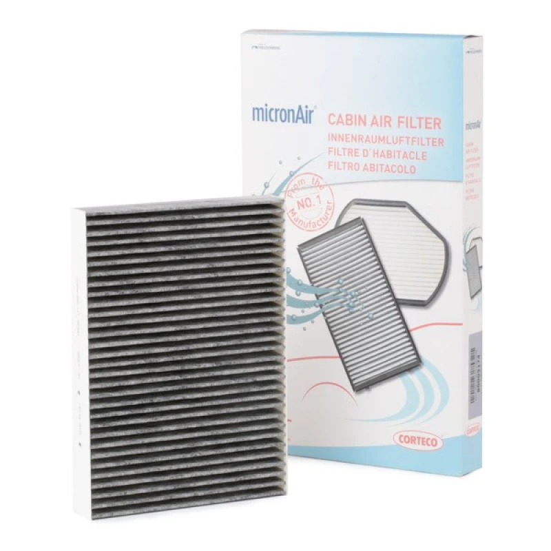Image of CORTECO 80005174 Pollen filter Activated Carbon Filter Filter,interior air (424)