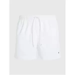 image of Tommy Hilfiger Small Logo Swim Shorts - White