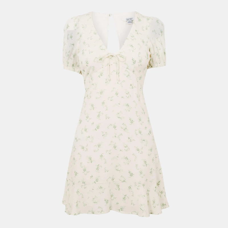 Image of Jack Wills Cut Out Mini Dress - White White 6