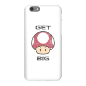 Image of Nintendo Super Mario Get Big Mushroom Phone Case - iPhone 6S - Snap Case - Gloss