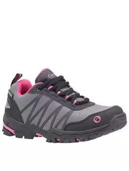 image of Cotswold Littledean Hiking Waterproof Boot Unisex Pink/Grey UK Size 12