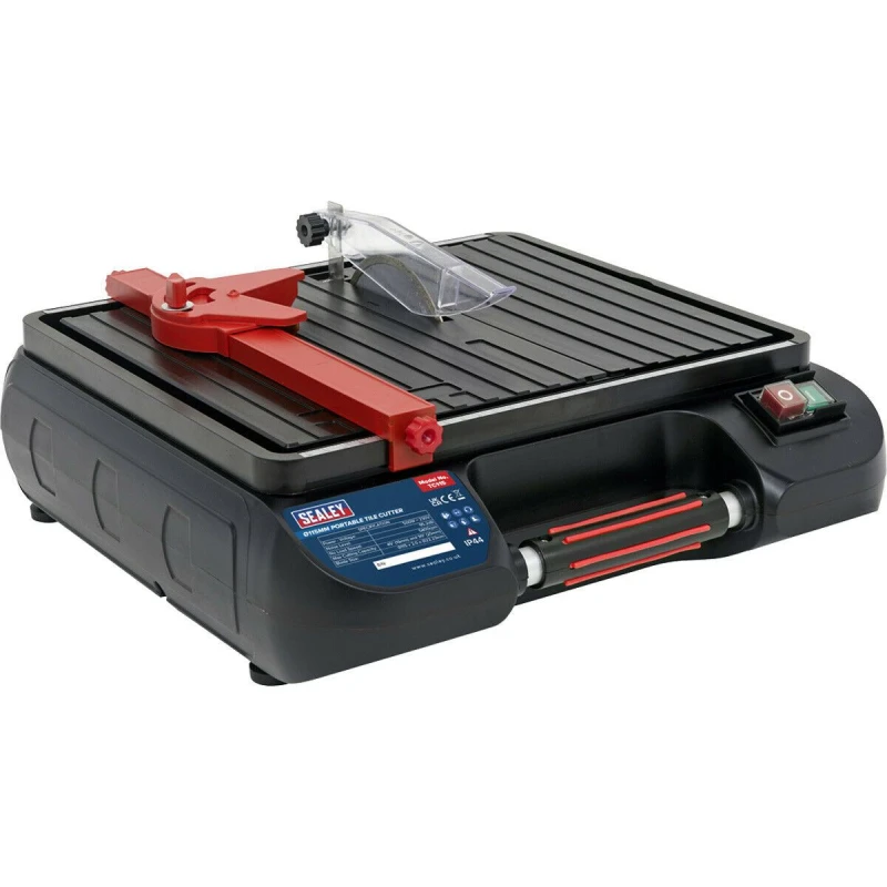 Image of Loops 115mm Portable Tile Cutter - 230V 500W - 0 to 45 Degree Mitre 3.5L Water Cooled Multi