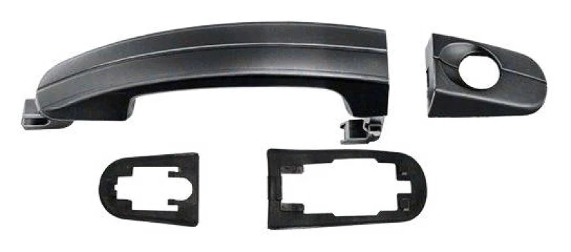 Image of MAGNETI MARELLI 350105018400 Door Handle Left Front, black, primed, without key Plastic Door Handle (1373)