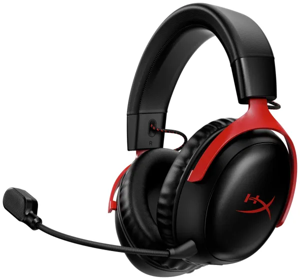 Image of HyperX Cloud III Wireless Gaming Headset - Black & Red