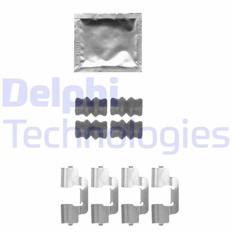 Image of DELPHI Brake pad fitting kit DELPHI LX0536