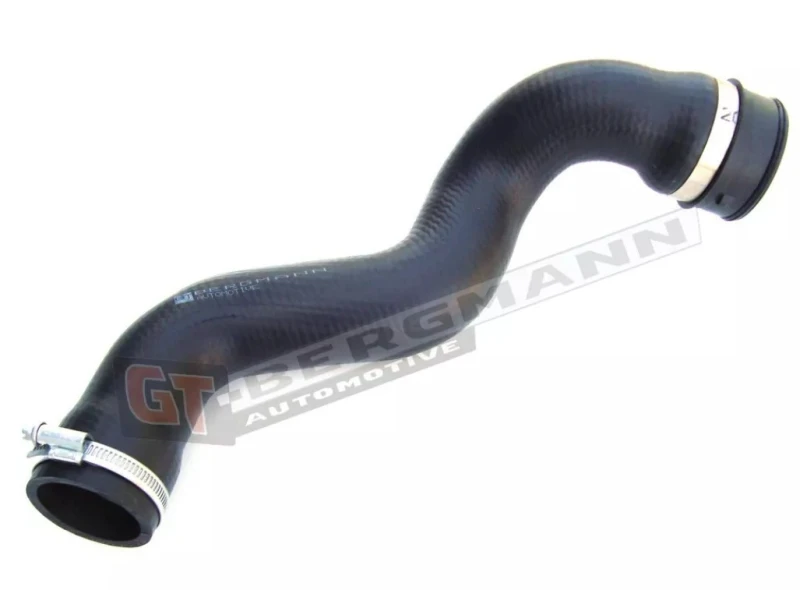 Image of GT-BERGMANN GT52-126 Turbocharger Hose with clamping pieces, Rubber with fabric lining Rubber with fabric lining Charger Intake Hose (3314)