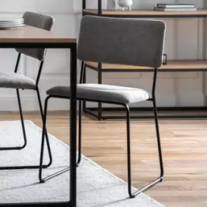 Image of Gallery Interiors Set of 2 Turchi Dining Chair Chocolate