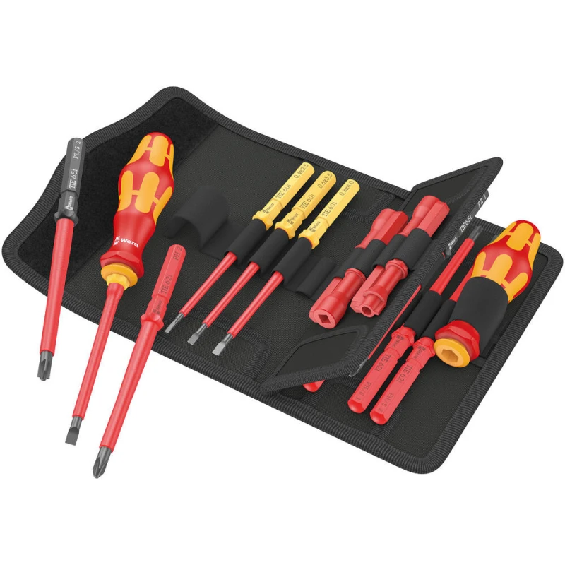 Image of Wera Kraftform Kompakt 18 Piece VDE Insulated Screwdriver Set 5006614001