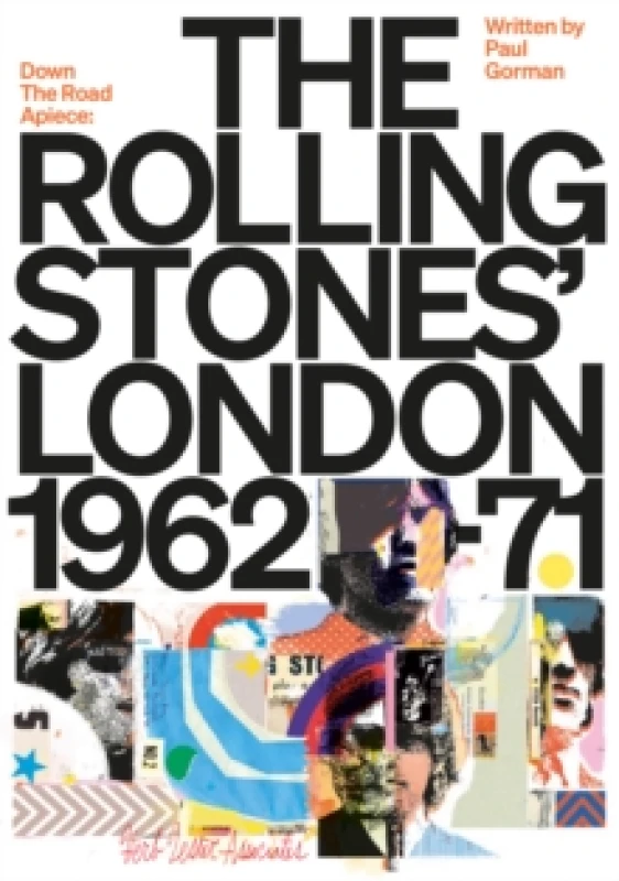 Image of Down the Road Apiece: The Rolling Stones London Sheet map, folded