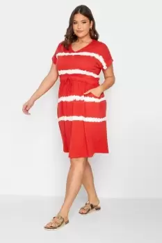 Image of Printed Midi Dress