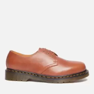 Image of Dr. Martens Mens 1461 Leather 3-Eye Shoes - Saddle Tan - UK 10