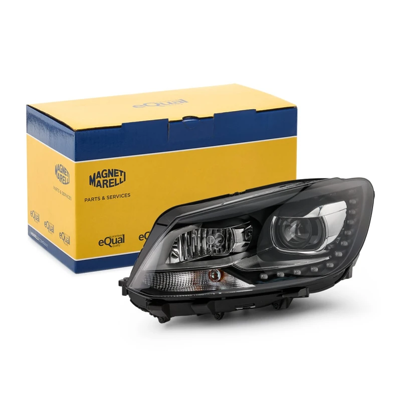 Image of MAGNETI MARELLI 711307023545 Headlights H7, Left, with bulbs, Bi-Xenon Headlight (259)