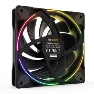 image of be quiet! Light Wings 120mm ARGB PWM High Speed Fan Black