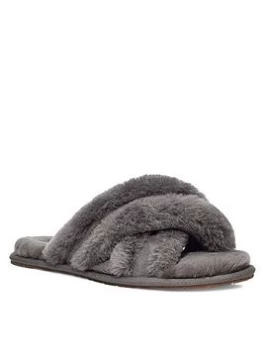 image of UGG Scuffita Slipper - Charcoal , Charcoal, Size 4, Women