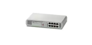 image of AT-GS910/8E-50 - Unmanaged - Gigabit Ethernet (10/100/1000)