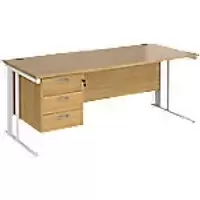 image of Dams International Desk MCM18P3WHO 1,800 x 800 x 725 mm