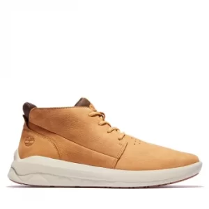 Image of Timberland Bradstreet Ultra Chukka Boot For Men In Yellow, Size 10.5