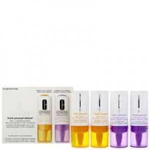 Image of Clinique Moisturisers Fresh Pressed Clinical Daily and Overnight Boosters with Pure Vitamin C 10% + A (Retinol) 2 x 8.5ml and 2 x 6ml