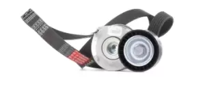 Image of GATES V-ribbed belt set K046PK1245 Serpentine belt kit,Auxiliary belt kit FORD,FOCUS III Turnier,MONDEO IV Turnier (BA7),S-MAX (WA6),Kuga Mk2 (DM2)