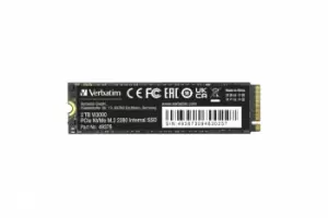 Image of Verbatim Vi3000 PCIe NVMe M.2 SSD 2TB 2000GB PCI Express 3.0