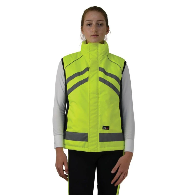 Image of HyVIZ Womens Padded Gilet in Yellow Size: XS Yellow Female XS
