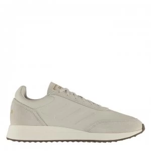 image of adidas 70s Run Leather Trainers Mens - TripleWhite