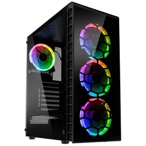 Image of Kolink Observatory Lite ARGB Midi Tower Gaming Case - Black