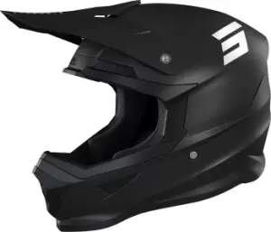 Image of Shot Furious Solid 2.0 Motocross Helmet, black, Size 2XL, black, Size 2XL