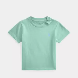 Image of Ralph Lauren Baby Short Sleeve T-Shirt - Aqua Verde - 9-12 months