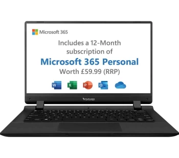 Image of VENTURER Europa 14 Plus 14" Laptop - Intel Celeron , 64GB SSD, Black