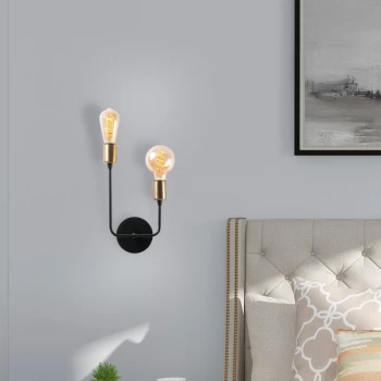 Image of Dolma - 3081 Black Wall Lamp