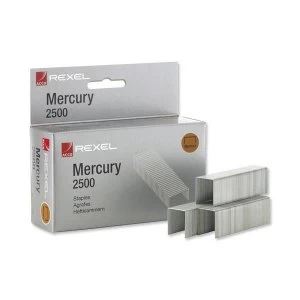 image of Rexel Mercury Heavy Duty Staples Box of 2500