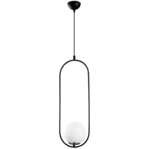 image of Cristal Model 7 Deco 1-Light Globe Pendant Lamp Adjustable Height