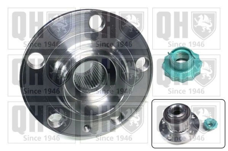 Image of QUINTON HAZELL Wheel bearing kit QUINTON HAZELL QWB1490