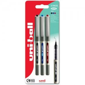 Image of Uni-Ball Eye Fine UB-157 ASST Plastic Free Packaging PK3