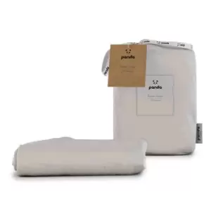 Image of Panda 100% Bamboo Kids Duvet Cover - Pure White