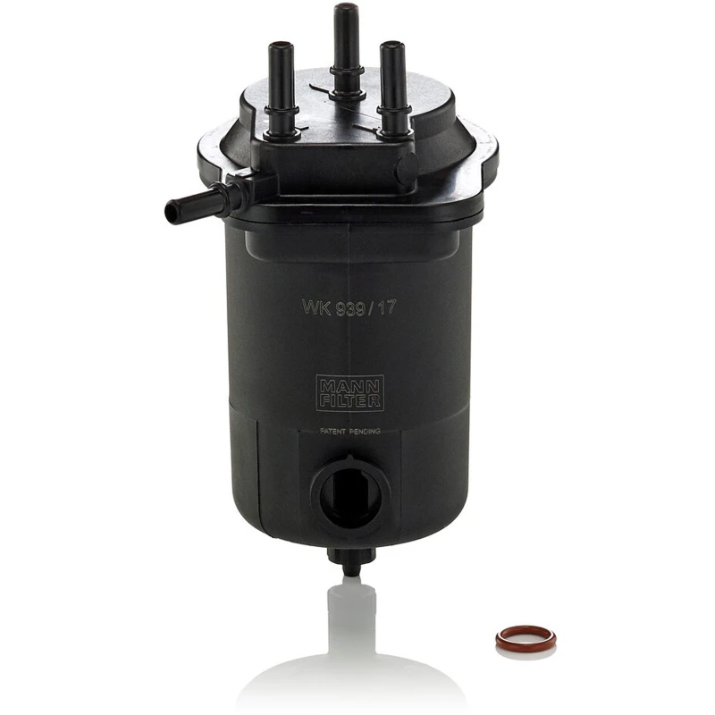 Image of MANN-FILTER WK 939/17 x Fuel Filter with gasket/seal Fuel filter (9)