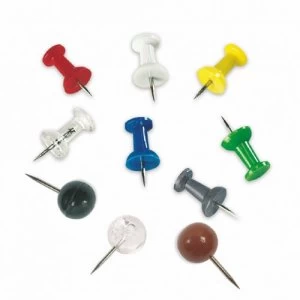 Bi-Office 200 Assorted Push Pins