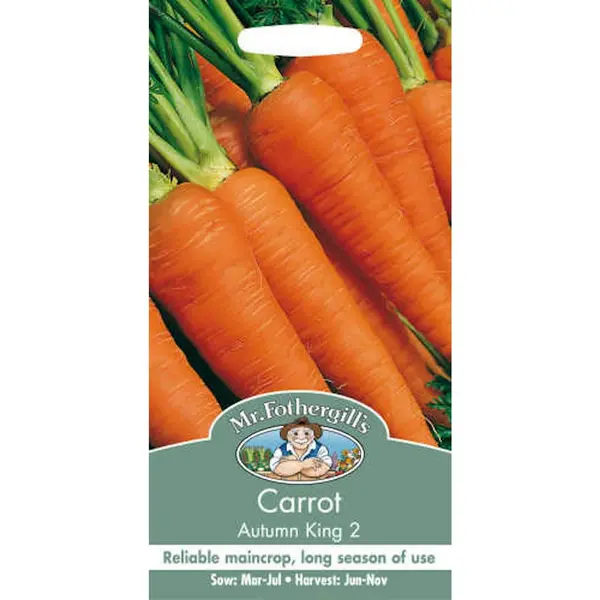 Image of Mr. Fothergill's Carrot Autumn King 2 (Daucus Carota) Seeds