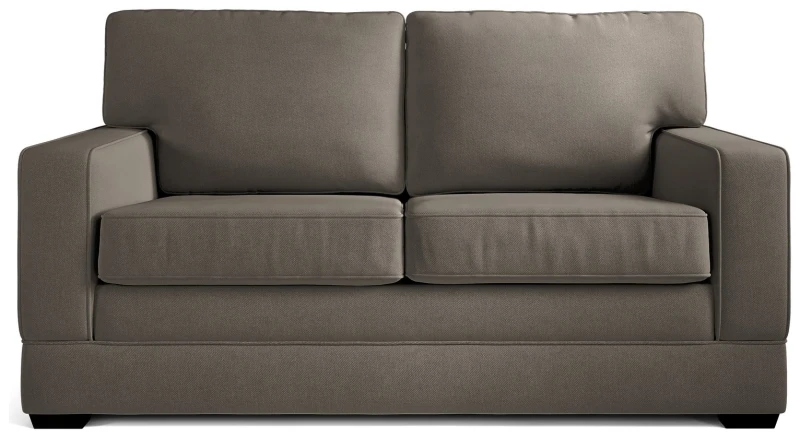 Image of Jay-Be Jay-Be Urban Brushed Twill 2 Seater Sofa Bed with Pocket Mattress Pewter 2 seater